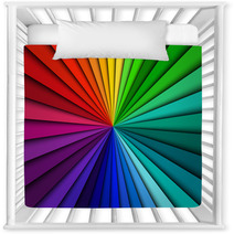 Abstract Color Background Spectrum Lines Nursery Decor 54849086