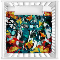 Abstract Color Pattern In Graffiti Style For Your Design Nursery Decor 189124843