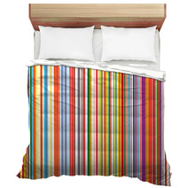 Abstract Color Stripes Background Bedding 63545151