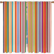 Abstract Color Stripes Background Window Curtains 63545151
