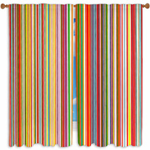 Abstract Color Stripes Background Window Curtains 63547169