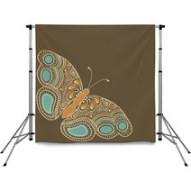 Abstract Colorful Butterfly Backdrops 50802824