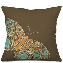 Abstract Colorful Butterfly Pillows 50802824