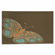 Abstract Colorful Butterfly Rugs 50802824