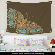 Abstract Colorful Butterfly Wall Art 50802824