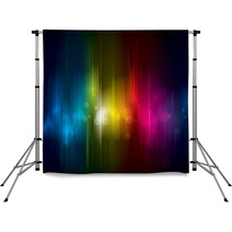 Abstract Colorful Light On Dark Background. Backdrops 51092857