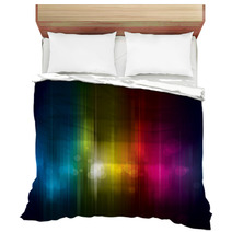 Abstract Colorful Light On Dark Background. Bedding 51092857