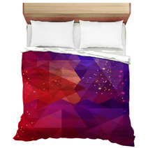 Abstract Colorful Triangle Pattern Background. Bedding 58468822