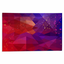 Abstract Colorful Triangle Pattern Background. Rugs 58468822