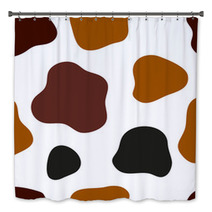 Abstract Cow Background Bath Decor 58865053