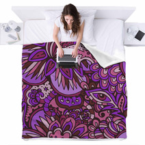 Abstract Fantasy Pattern Blankets 54432593