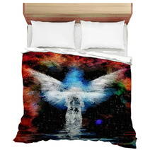 Abstract Figure And Wings Bedding 88772399