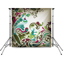 Abstract Floral Backdrops 18161804
