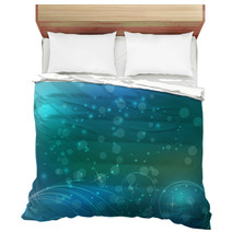 Abstract Floral Background Bedding 52419770