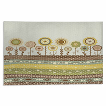 Abstract Floral Card Rugs 64054069