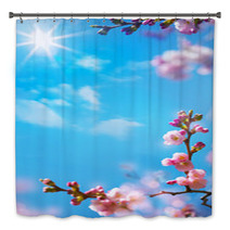 Abstract Floral Spring Background Bath Decor 51481605