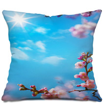 Abstract Floral Spring Background Pillows 51481605