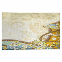 Abstract Floral Swirl Rugs 60141962