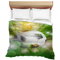 Abstract Football Background Bedding 62873787
