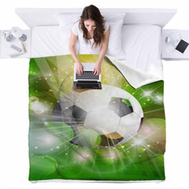 Abstract Football Background Blankets 62873787