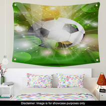 Abstract Football Background Wall Art 62873787