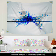 Abstract Formed By Triangles Wall Art 40882426
