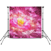Abstract Fractal Flower Blossom Backdrops 56347018