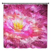 Abstract Fractal Flower Blossom Bath Decor 56347018