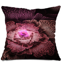 Abstract Fractal Flower Blossom Pillows 57091817