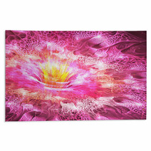 Abstract Fractal Flower Blossom Rugs 56347018