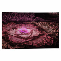 Abstract Fractal Flower Blossom Rugs 57091817