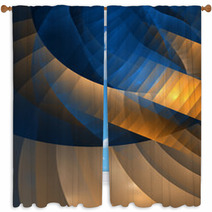 Abstract Futuristic Background Window Curtains 41789925