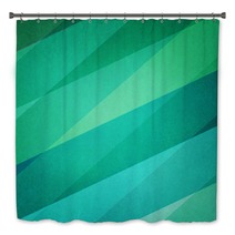Abstract Geometric Background In Modern Blue And Green Beach Color Hues With Soft Lighting And Texture On Striped Block Pattern Bath Decor 146919927