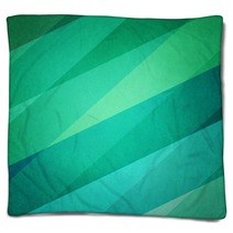Abstract Geometric Background In Modern Blue And Green Beach Color Hues With Soft Lighting And Texture On Striped Block Pattern Blankets 146919927