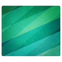 Abstract Geometric Background In Modern Blue And Green Beach Color Hues With Soft Lighting And Texture On Striped Block Pattern Rugs 146919927
