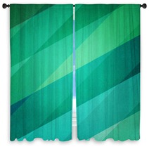 Abstract Geometric Background In Modern Blue And Green Beach Color Hues With Soft Lighting And Texture On Striped Block Pattern Window Curtains 146919927