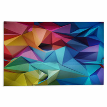 Abstract Geometric Background Rugs 62526017