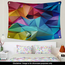 Abstract Geometric Background Wall Art 62526017
