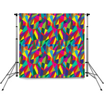 Abstract Geometric Colorful Pattern Background. Backdrops 71726022
