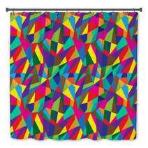 Abstract Geometric Colorful Pattern Background. Bath Decor 71726022