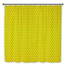 Abstract Geometric Pattern With Honeycombs Bath Decor 72000135
