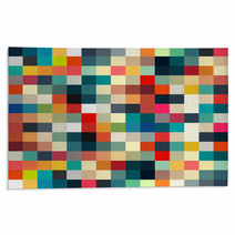 Abstract Geometric Retro Pattern Seamless For Your Design Rugs 62132037