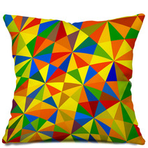 Abstract Geometrical Background Pillows 52228158