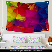 Abstract Geometrical Background Wall Art 58547796
