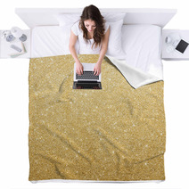 Abstract Gold Background Blankets 33723501
