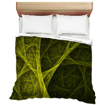 Abstract Green Background Bedding 64760322