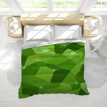Abstract Green Background Bedding 71740787