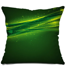 Abstract Green Background Pillows 50470766