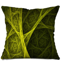 Abstract Green Background Pillows 64760322