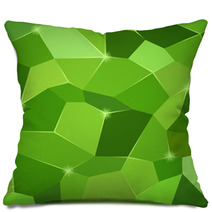 Abstract Green Background Pillows 71740787